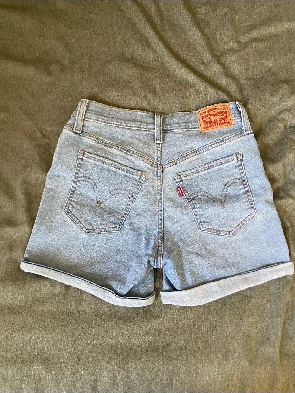 Levi's mid length Denim Shorts